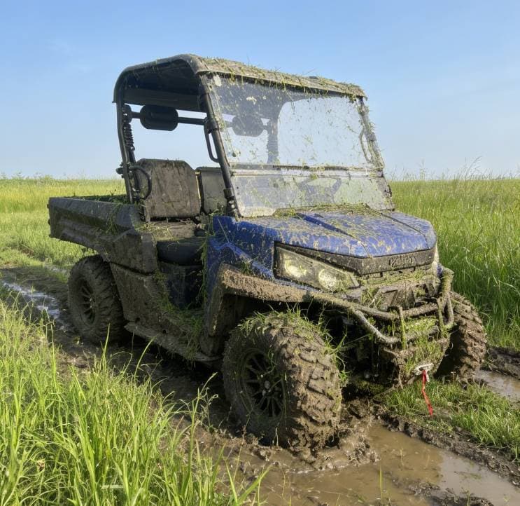 73.6V 4WD Off Road UTV EPS Direksiyon 20KW Tepe Gücü 80-100km