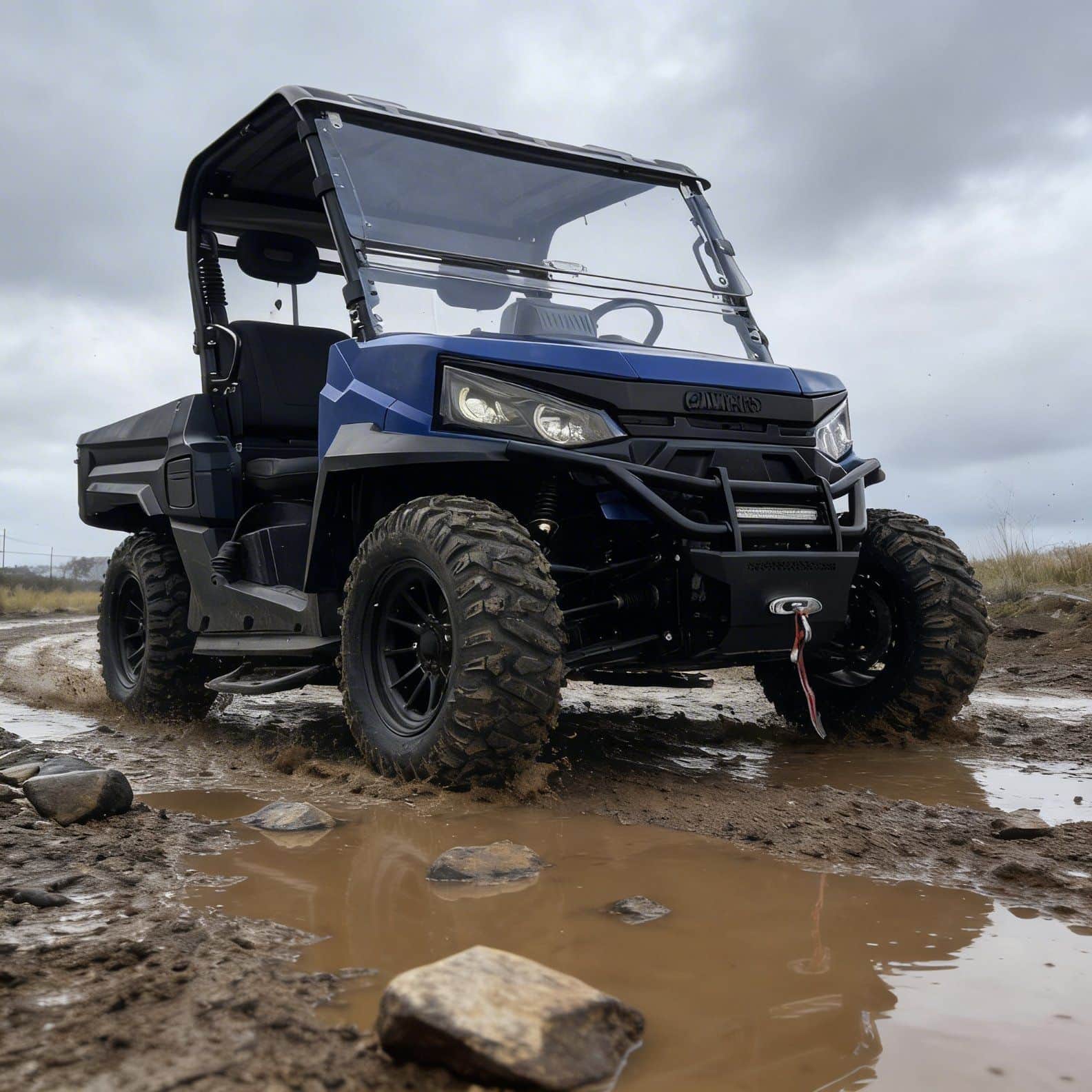 Elektrikli UTV 73.6V 20KW Tepe Gücü 4WD 400A Kontrol Cihazı Off Road